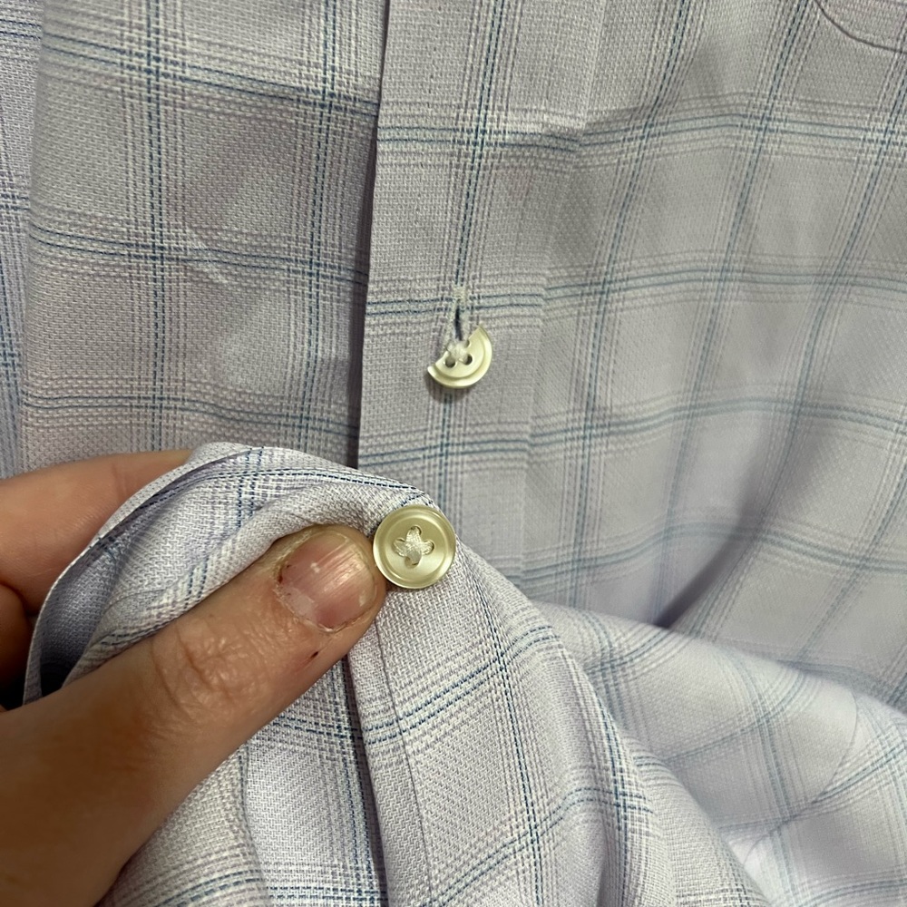 Lot of 4 Charles Tyrwhitt Mens Dress Shirts Size 16 35 Long Sleeve Button Down - Picture 3 of 13